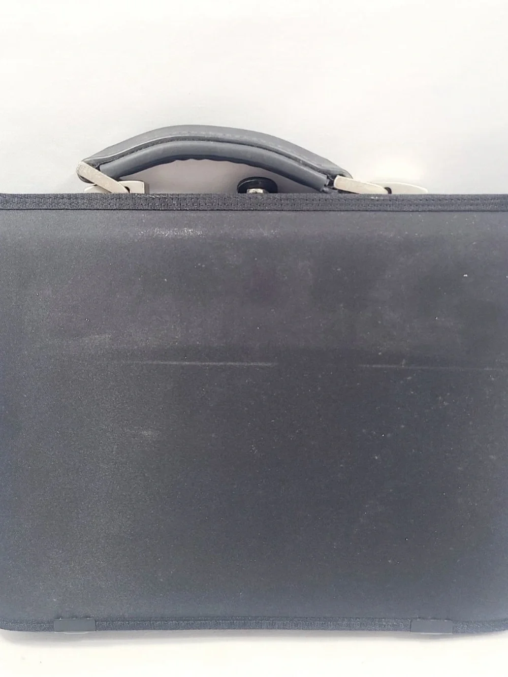 Black Women's Satchel Bag with Front Flap Pocket